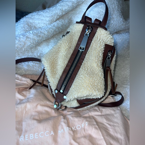 Rebecca Minkoff Handbags - Rebecca Minkoff Julian Sherpa Backpack